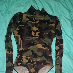 Camo bodysuit